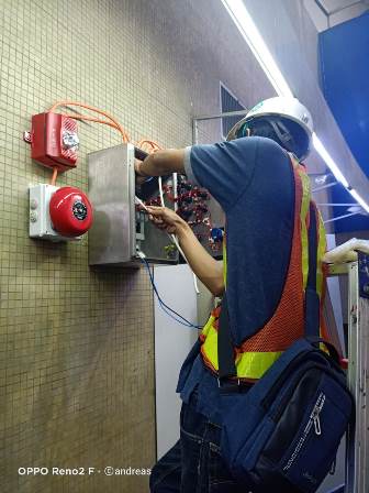 Instalasi Kontrol Panel MCFA CO2 System PLTA Jatiluhur